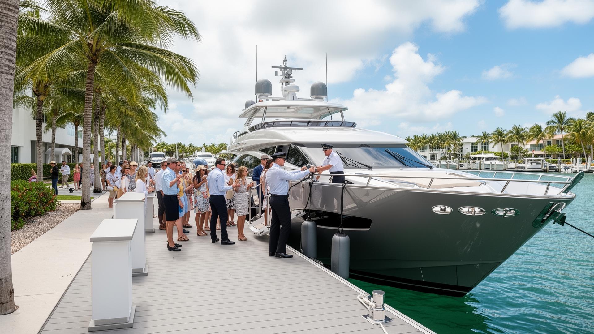 miami beach yacht rental boarding experience for first-time guests