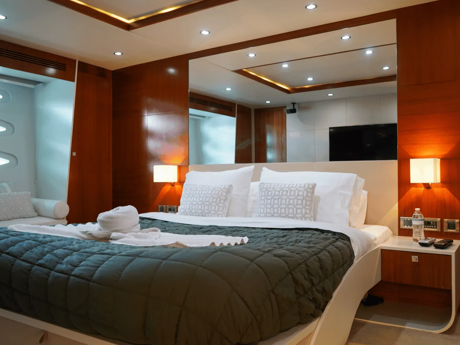 Captained Yacht Charter Miami — Crown Yachts luxury yacht for charter in miami with captain and crew on board